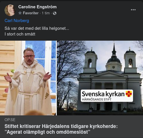Ekonomisk Kyrkoherde I Härjedalen
