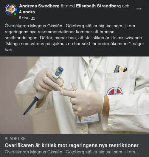 Restriktionskritiserande Överläkare