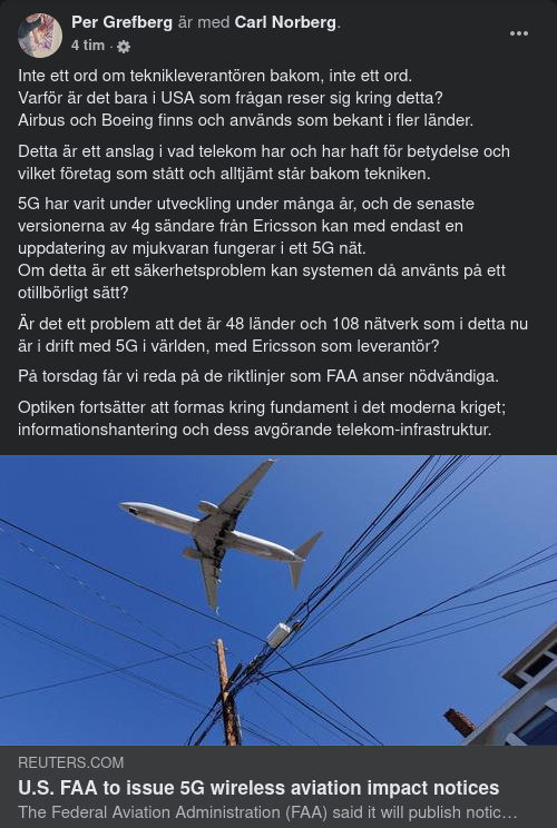 Onämnd Telekominfrastrukturleverantör