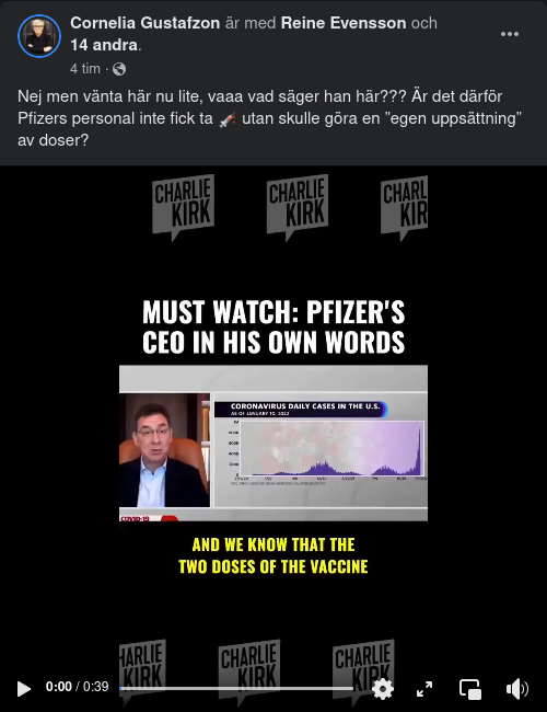 Pfizers VD Säger Vad?