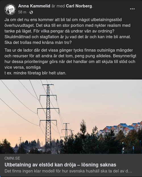 Dröjande Elprisstödsutbetalningar