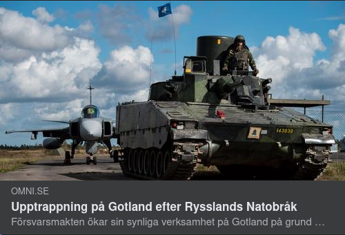 Gotlandsupptrappande Militär