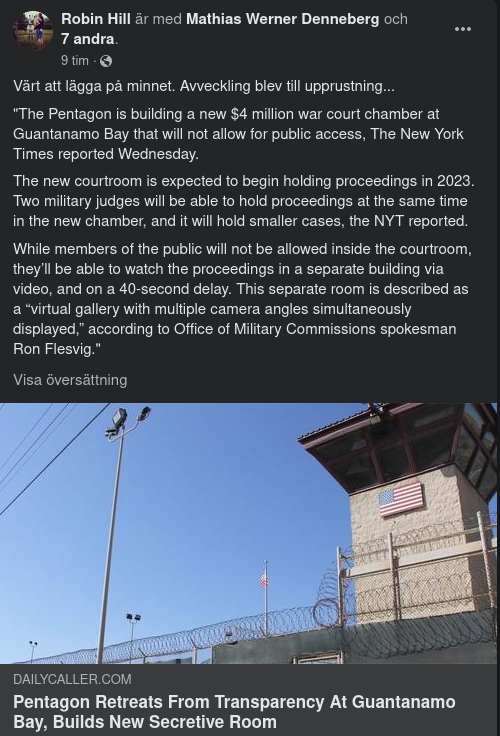 Pentagon & Guantamano