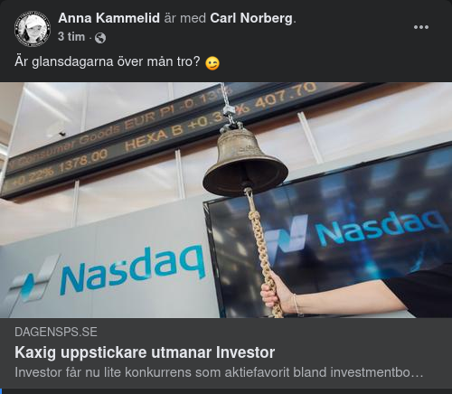 Kaxig På Börsen