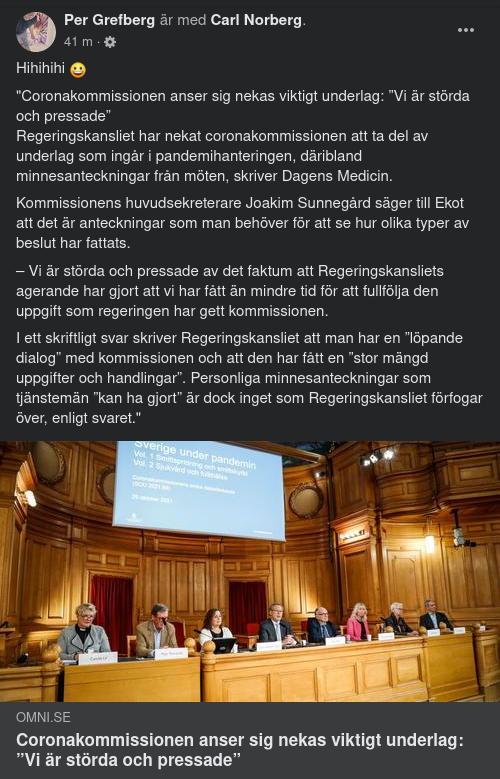 Störd & Pressad Coronakommission