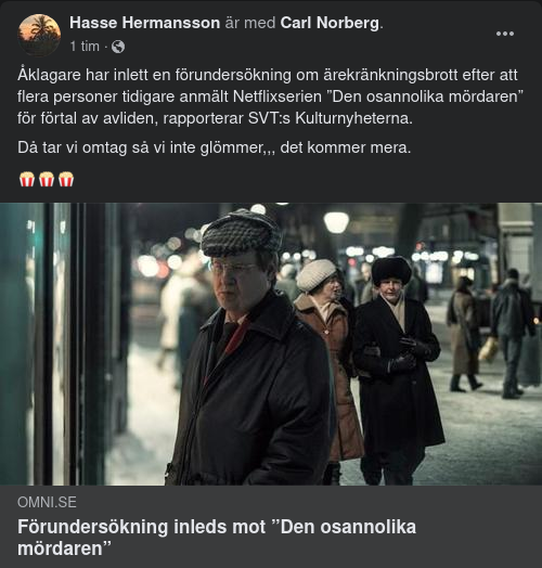 Förundersökning Mot ”Den osannolika mördaren”