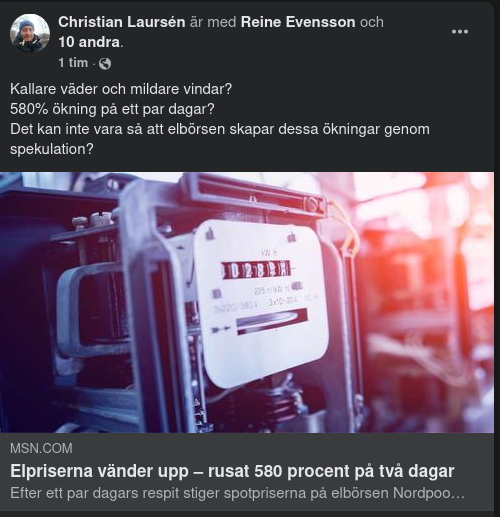 Det Där Med Elpris & Elbörs