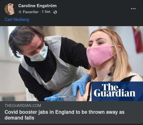 Fallande Brittiskt Boosterbehov