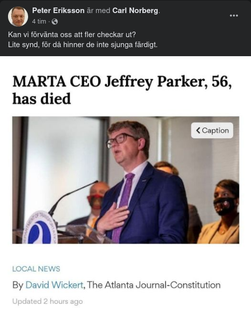 VD:n För MARTA Begår Självmord