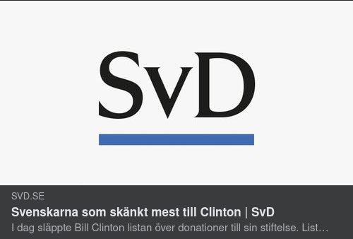 Svenska Clinton-Givare