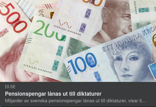 AP-Fonder Lånar Till Diktaturer