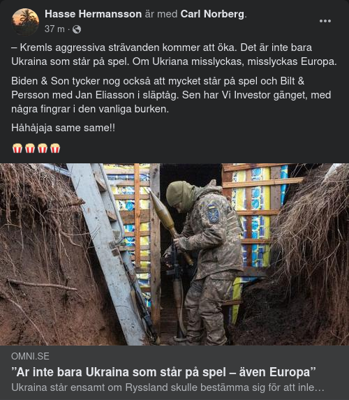 Ensamt Ukraina & Europas Framtid