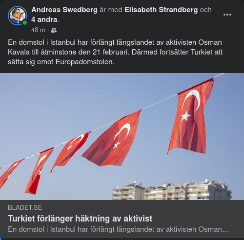 Fortsatt Fängslad I Turkiet
