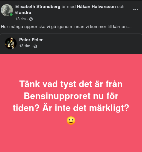 Bensinuppropstystnad