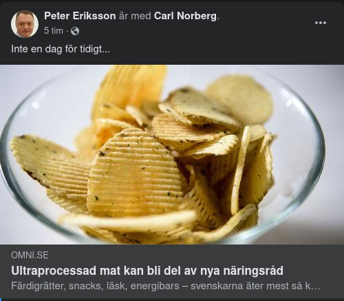 Ultraprocessade Näringsråd