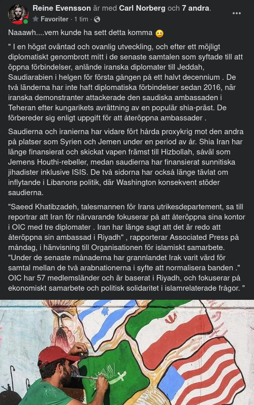 Diplomatisk Utveckling I Mellanöstern