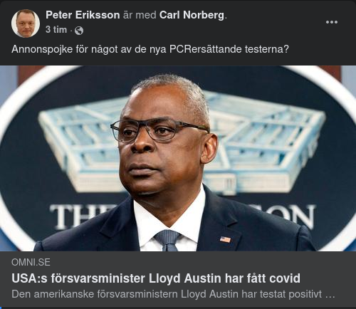 Snittad & Vaxxtacksam Försvarsminister I USA