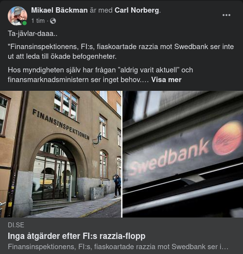 Inga Ökade Befogenheter För FI