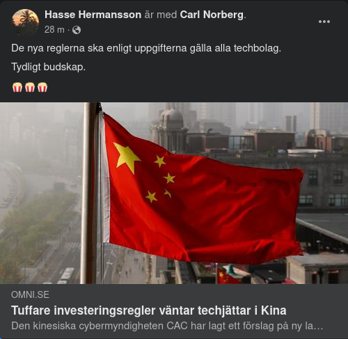 Väntande För Techjättar I Kina