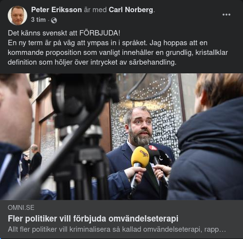 Omvändelseterapi & Särbehandling