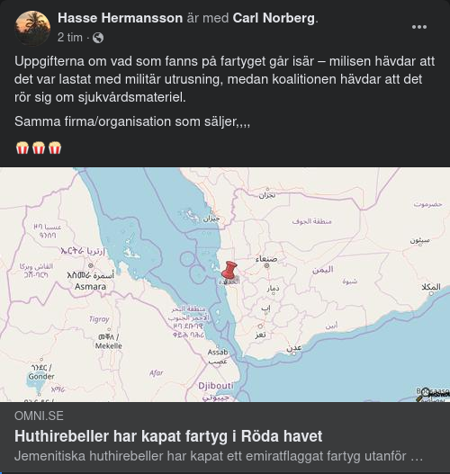 Fartygslastdispyt I Röda Havet