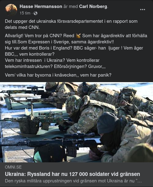 Säger Ukraina Enligt CNN