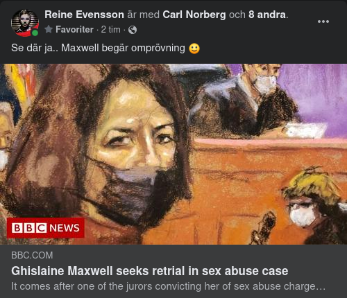 Ghislaine Begär Omprövning