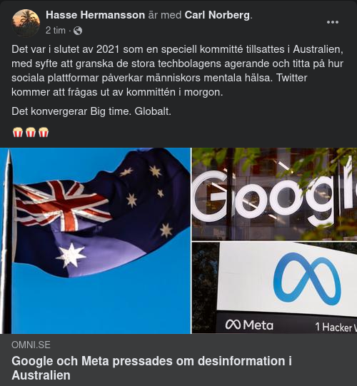Google & Meta Pressade I Australien