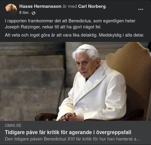 Övergreppsvetande Ex-Påve