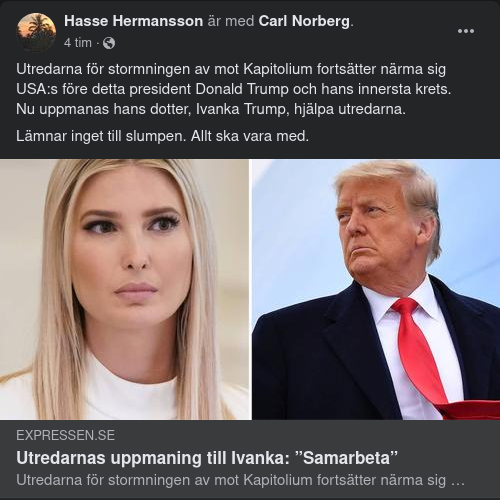 Samarbetsuppmanad Ivanka