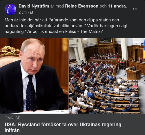 Ryska Försök I Ukraina Enligt USA