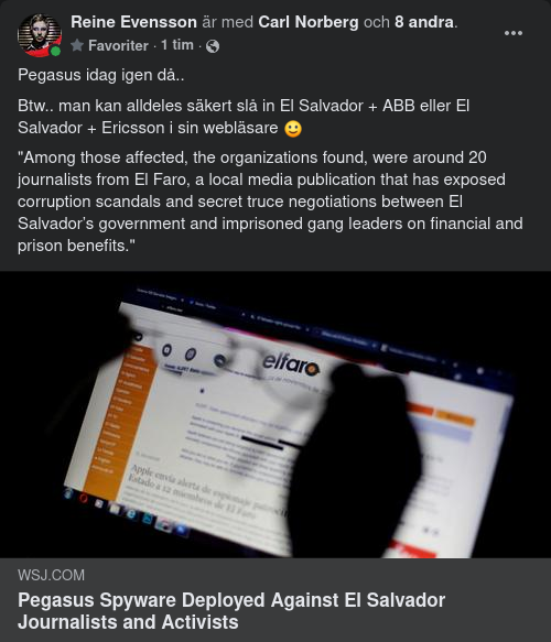 Pegasus I El Salvador