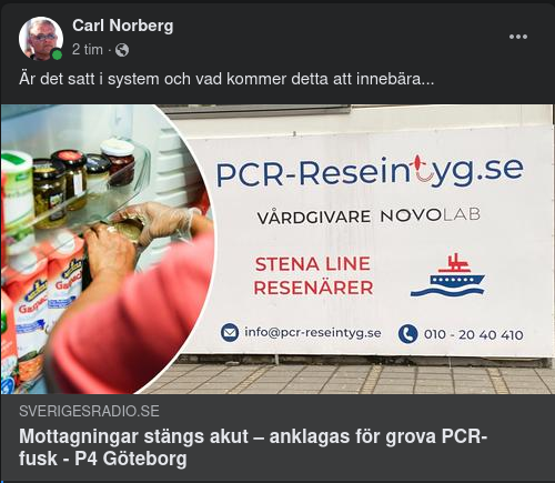 PCR-Testanklagelser Stänger Mottagningar Akut