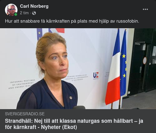 Kärnkraft, Naturgas & Strandhäll