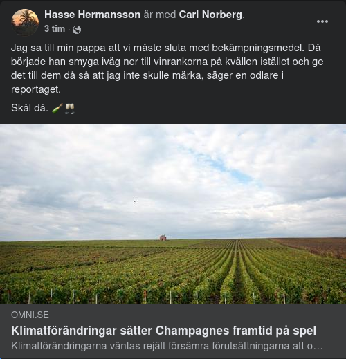 Champagne & Klimatförändringar