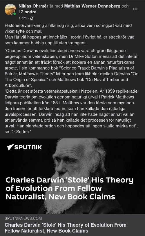 Darwin & Vetenskapen