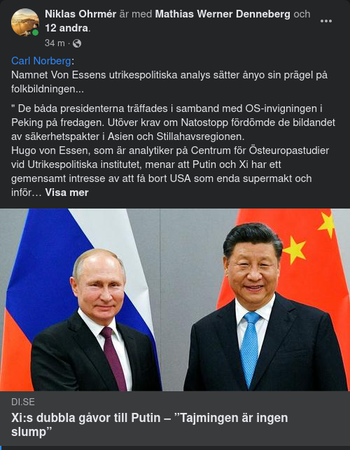 Hugo von Essen Analyserar I DI