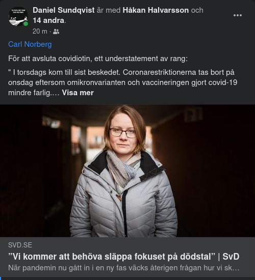 Dödstal & Covidioti