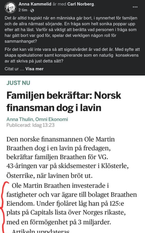 Lavindöd Norsk Finansman