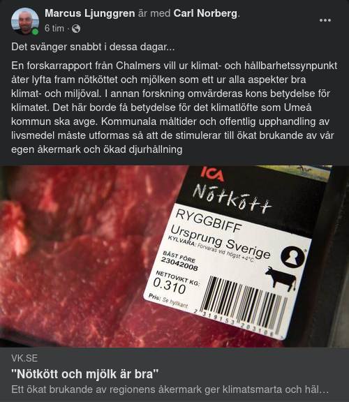 Nöt & Mjölk Bra Klimat & Miljöval