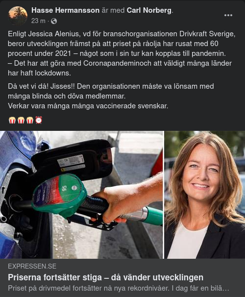 Experter I Expressen Om Bränsleprisutvecklingen