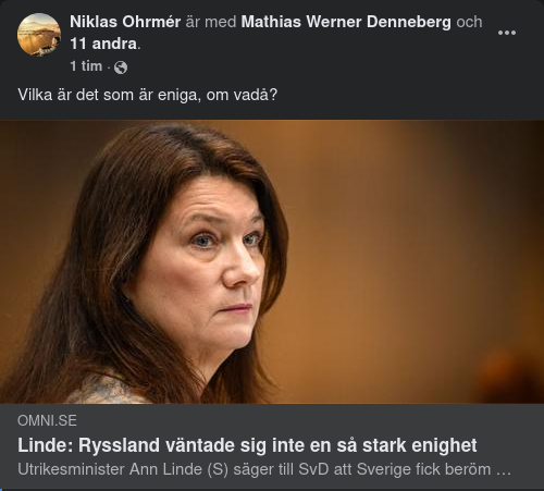 Oväntad Enighet Enligt Linde