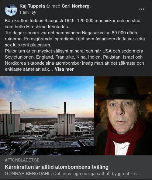 Kärnkraft & Atombomber