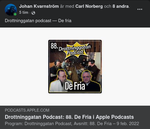 C & C Hos Drottninggatan Podcast
