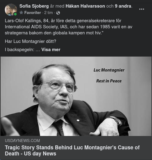 Luc Montagnier Död