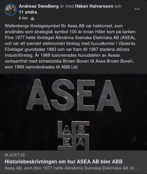 Från ASEA AB Till ABB