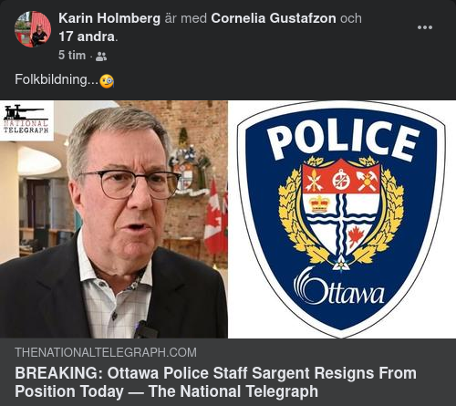 Polisavgång I Ottawa