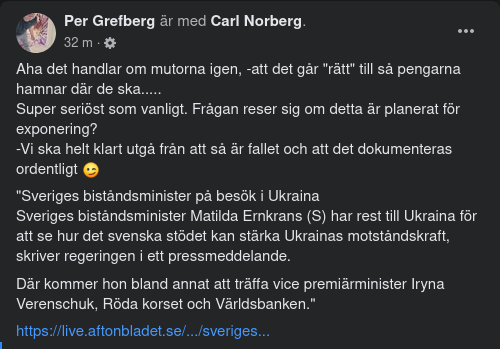 Biståndsministern På Besök I Ukraina
