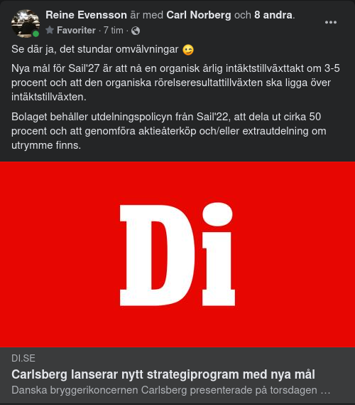 Carlsbergs Nya Femårsstrategi
