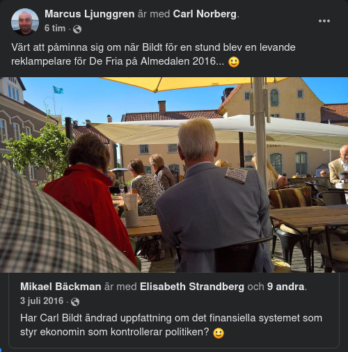 Reklampelare Bildt